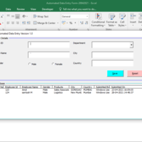 Auto data entry form