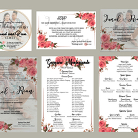 Wedding invitations and etc