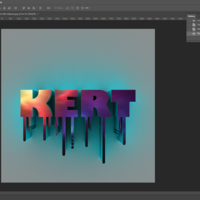 My 3d Text Design made in Adobe Photoshop