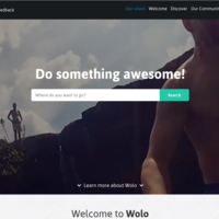 Wolo landing page