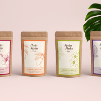 Hula Hula tea packaging