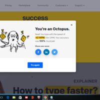 Typing Test Score