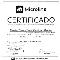 Microlins Certificate