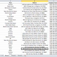 Web Scraping List of Gas Station - New jersey