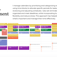 Calendar Management