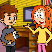 Kids story book illustration
