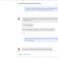 Answering to Customer's inquiries using Intercom