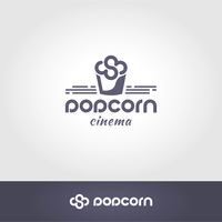 Popcorn Cinema Logo Design