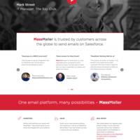 Massmailer - Wordpress website