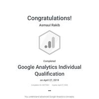 Google Analytics Individual Qualification 
