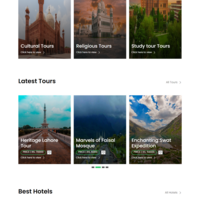 A responsive website for tour advisor.