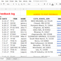 Feedback Removal Tracking