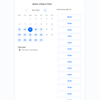 Appointment setting/scheduling 