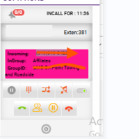 incoming call