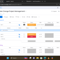 Automation;Climate Change Project Management