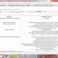 Staff Quality Control