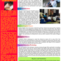 Newsletter Sample 2: Written and Designed
