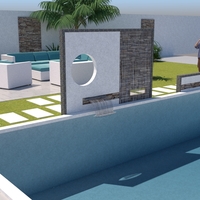 3D visualization of a landscape design