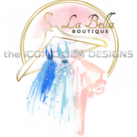 sample dress boutique logo
