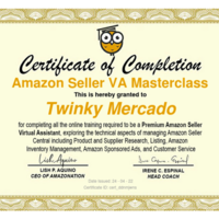 ASVA MATERCLASS CERTIFICATE