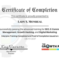 Certification - The Growth Pro