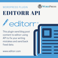 Editorr API for WordPress