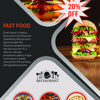 Restaurant Flyer Design 