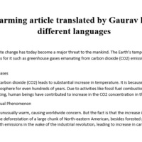 Language Translation 