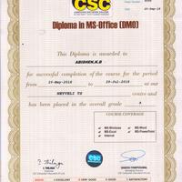 MS OFFICE CERTIFICATE