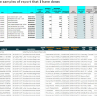 Logistics and other Reports