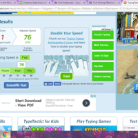 Typingtest.com results