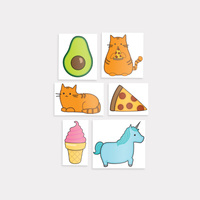 METU Temporary Tattoo illustrations