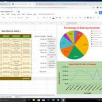 Screenshot of Office Applications