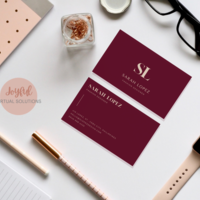 A business card I made for a client.