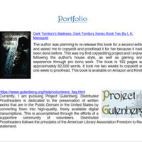 These are the major projects I have worked on.