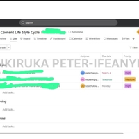 Asana Workflow for Content Management