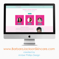 Barbara Jackson Skincare website design