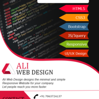 Ali Web Design Poster