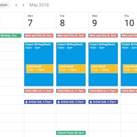 Calendar  management sample