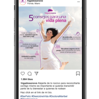 Social media design for Higado Sano