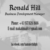 HammerHill Philippines calling card front side