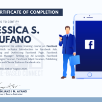 FB Ads Management Certificate