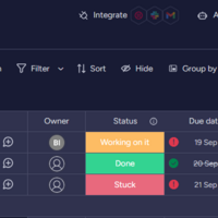 tracking project with monday.com