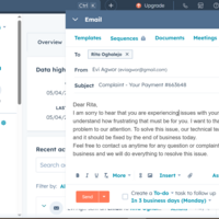 Sample Email to Client