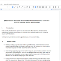 Video Transcription Summary