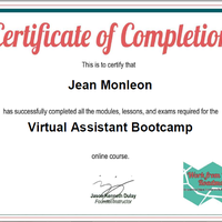 Virtual Assistant Certificate
