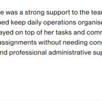 Client's Testimonial