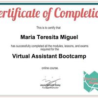 Virtual Assistant Certificate
