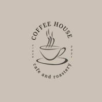  Cafe logo design