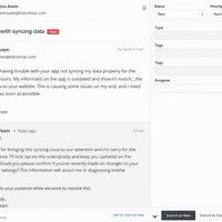 Zenddesk support ticket